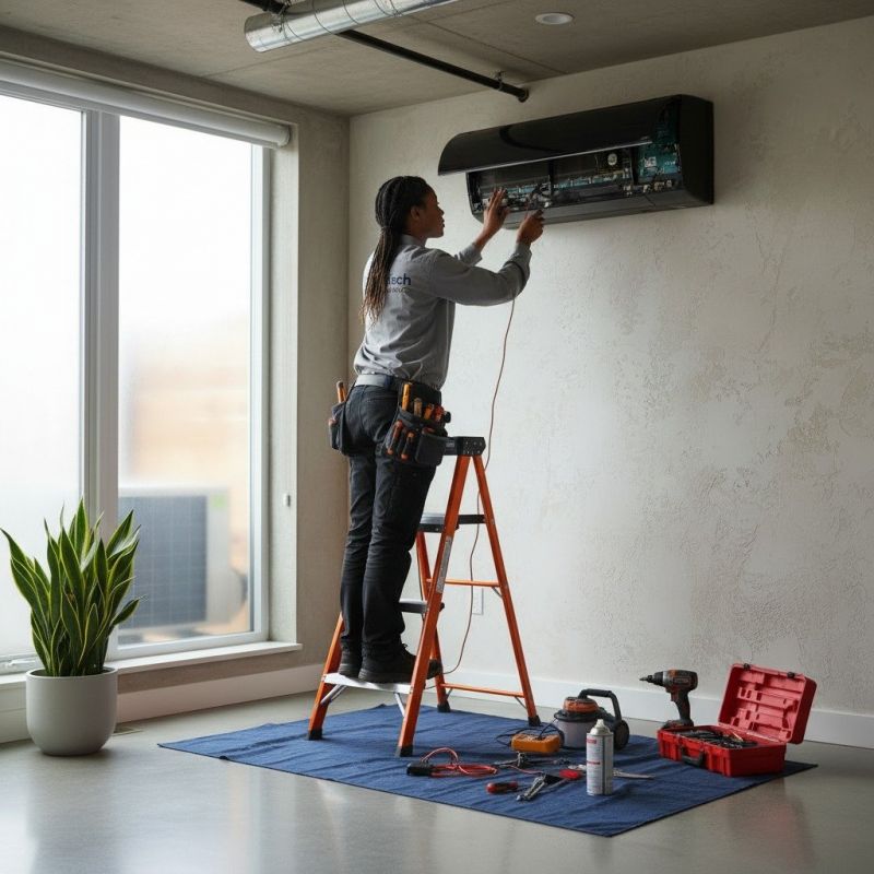 Ductless Heating Repair detail