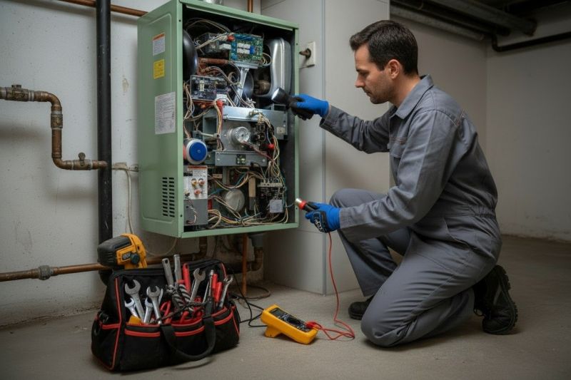 Furnace Maintenance detail