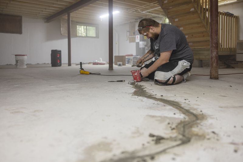 Basement Concrete Installation