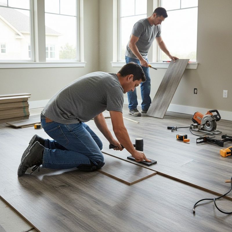 Linoleum Floor Installation